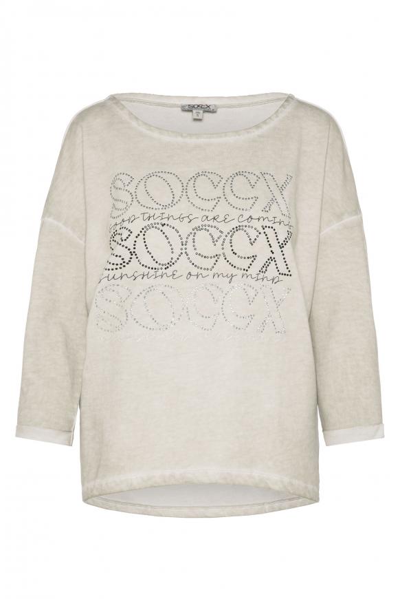 Sweatshirt mit 3/4-Arm und Artwork summer sand