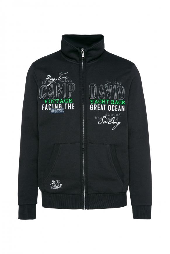 Sweatshirtjacke mit Logo Artworks black