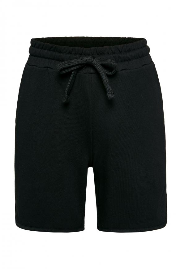 Sweatshorts mit Logo Print black