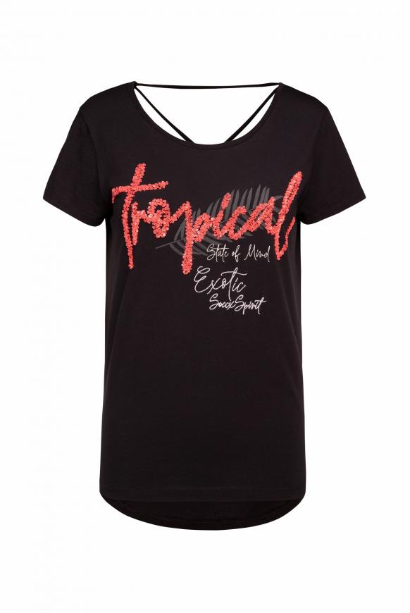 Camp David Soccx T Shirt Mit Dekorativem Rucken Design Anthra