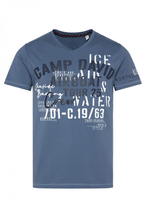 T-Shirt mit Logo Artworks dark sky