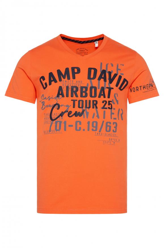 T-Shirt mit Logo Artworks mission orange