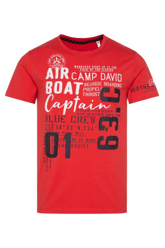 T-Shirt mit Logo Artworks mission red