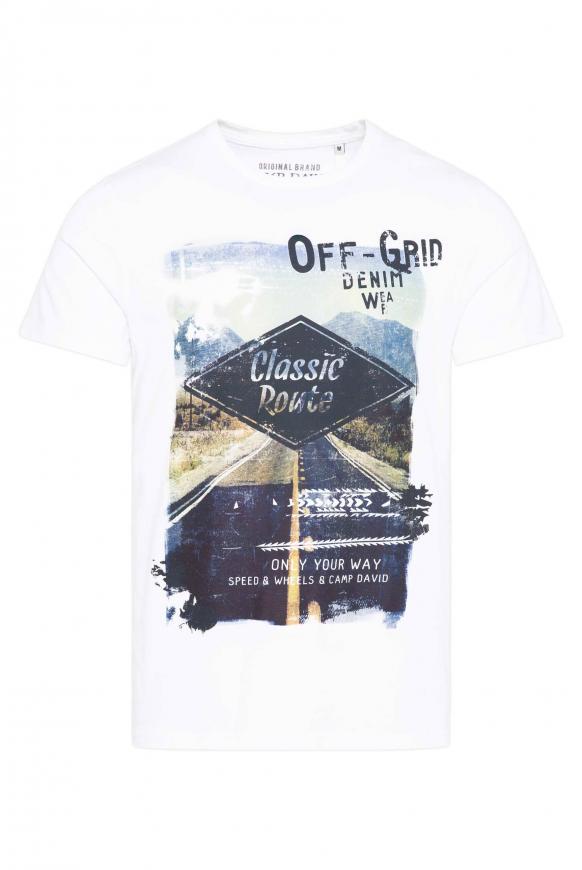 T-Shirt mit Photoprint opticwhite