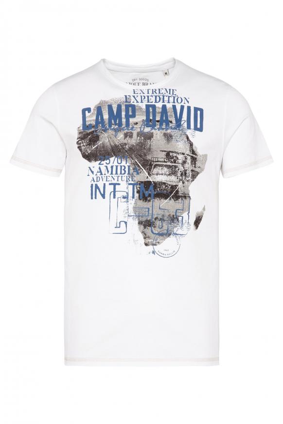 T-Shirt mit Photoprint opticwhite