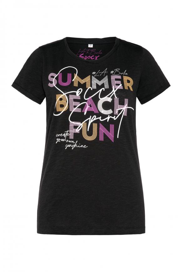 T-Shirt mit Print-Artwork black