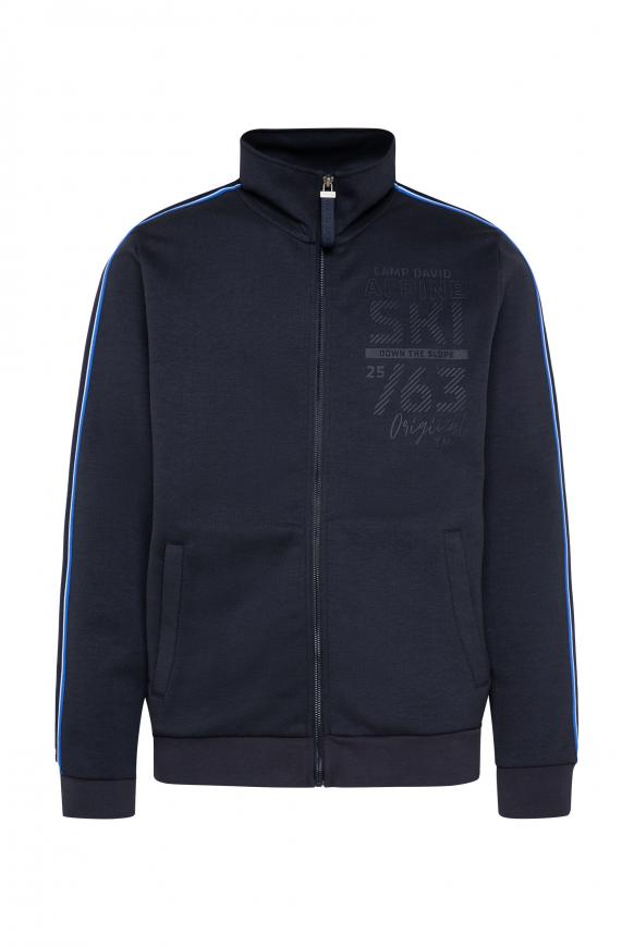 Trainingsjacke mit Logo und Streifen-Tapes