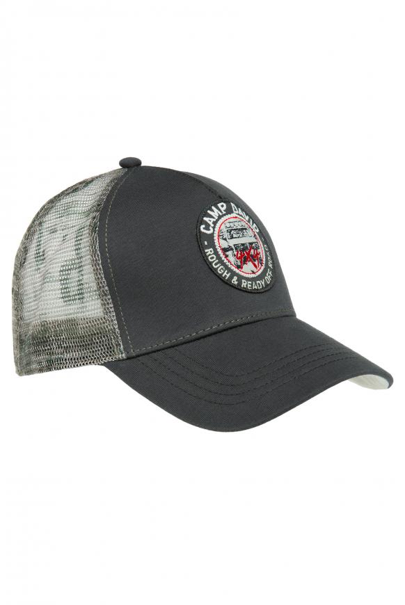 Trucker Cap mit bedrucktem Mesh mud