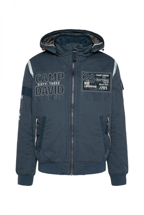 Wattierter Blouson im Worker Style dark teal