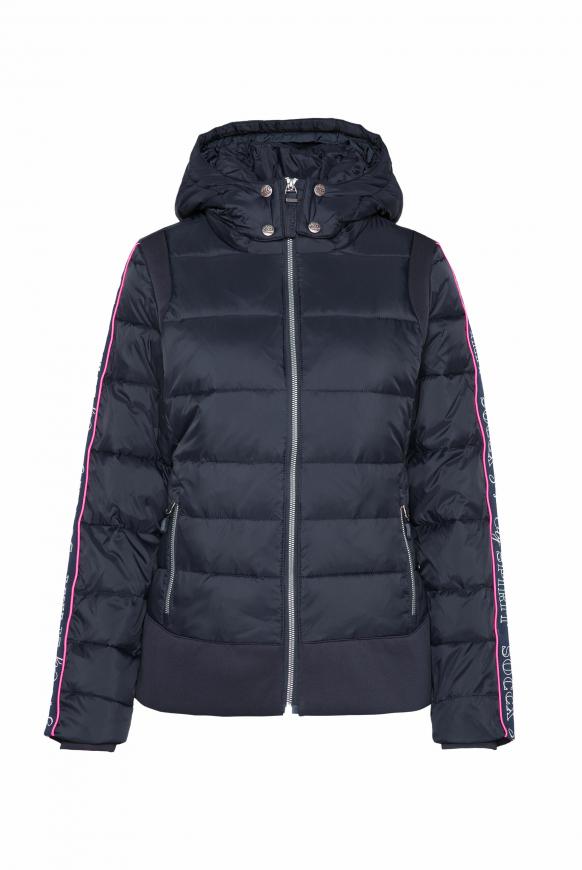 CAMP DAVID & SOCCX | Winterjacke mit Logo-Tape und Stretchbund black | Übergangsjacken