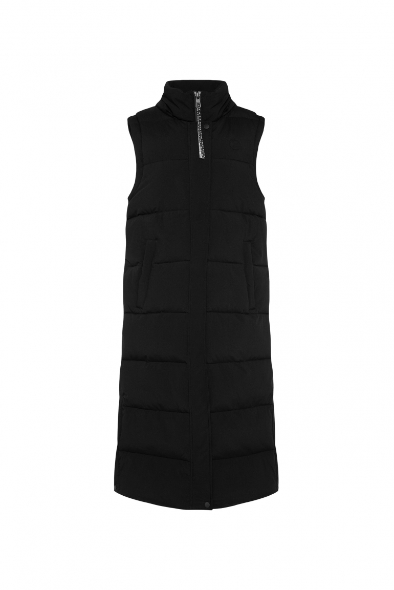 2-in-1 Puffer Coat und Weste black
