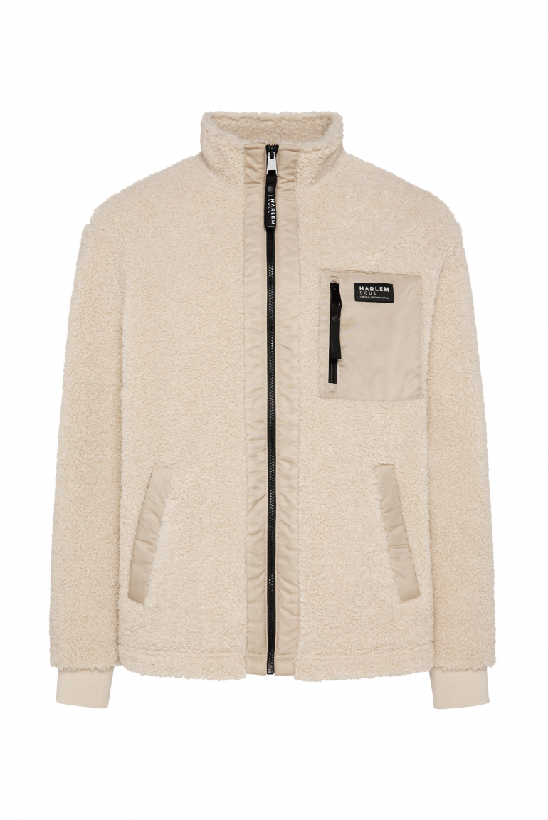AT-LANTA Teddyfleecejacke wool