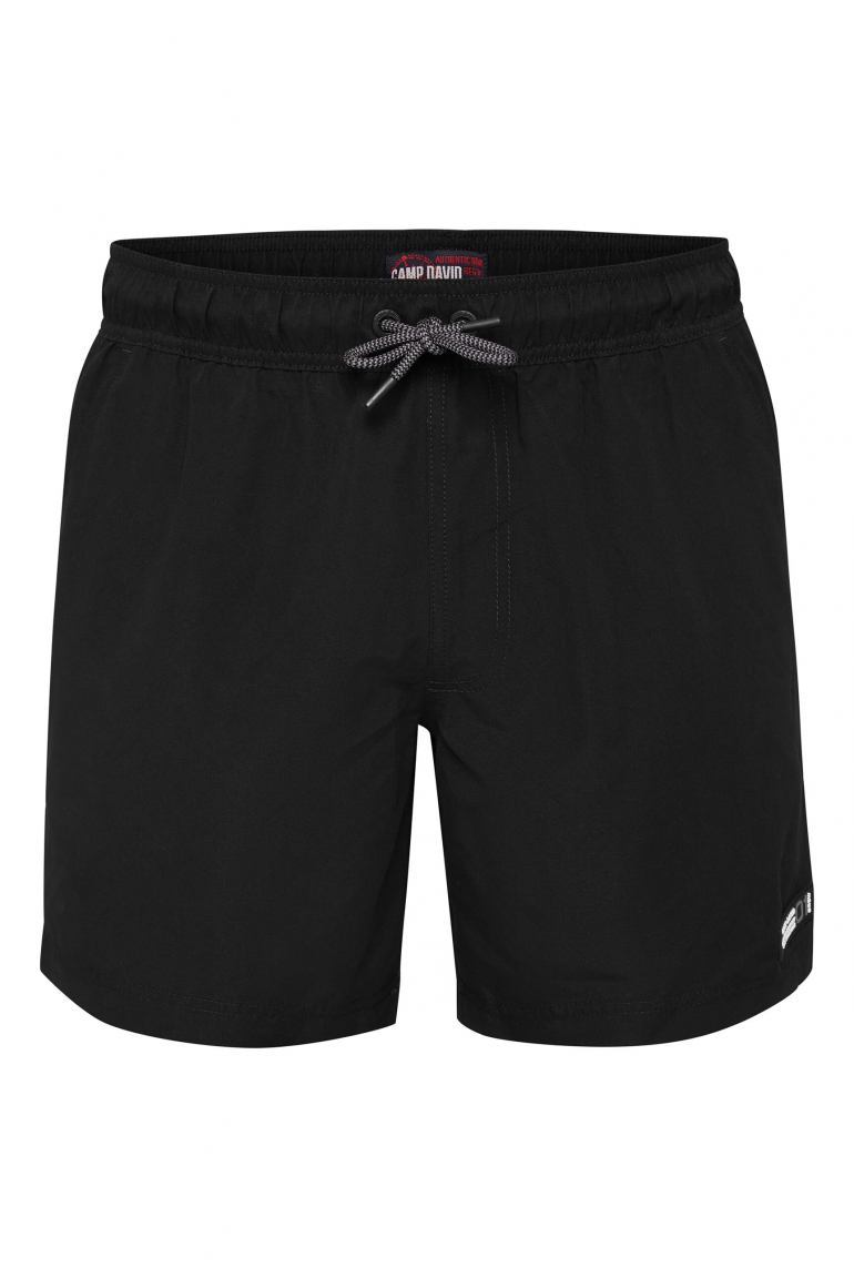 Badeshorts mit Rubber Patch black