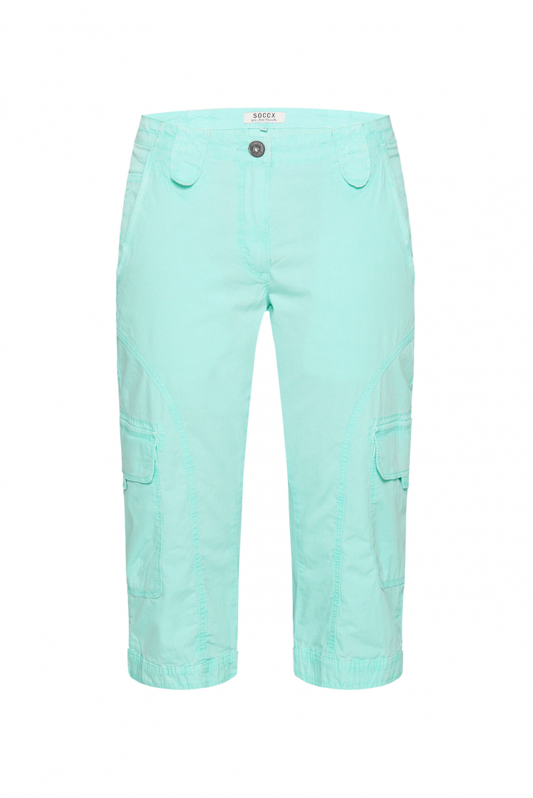 Basic Skater-Shorts mit Beintaschen aqua splash