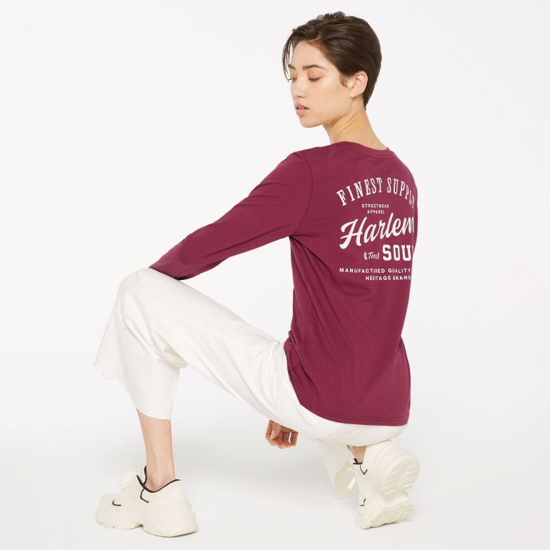 BREN-DA Longsleeve Printed grape