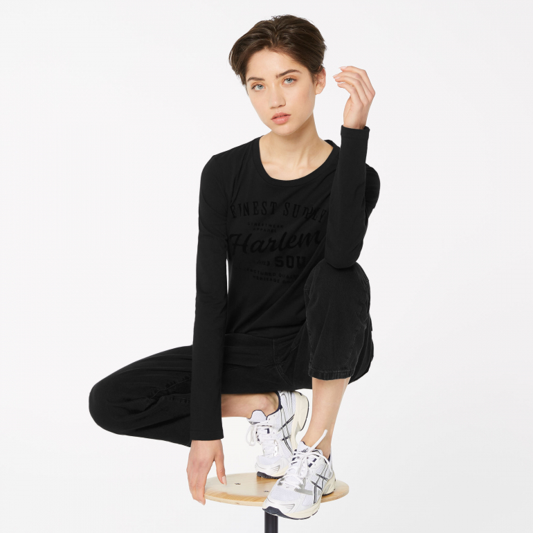 BREN-DA Longsleeve Printed black