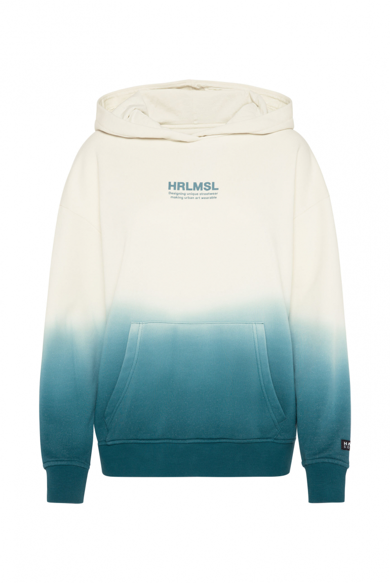 CAN-NES Hoodie Dip Dyed fog blue
