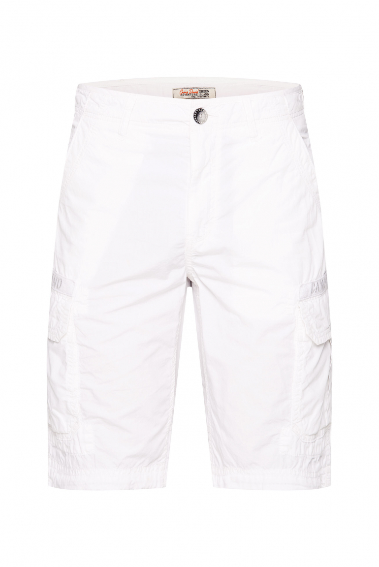 Cargo Shorts mit Logo-Tapes opticwhite