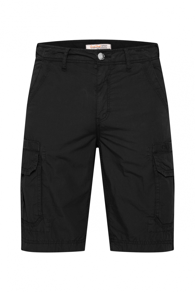 Cargo Shorts mit Logo-Tapes black