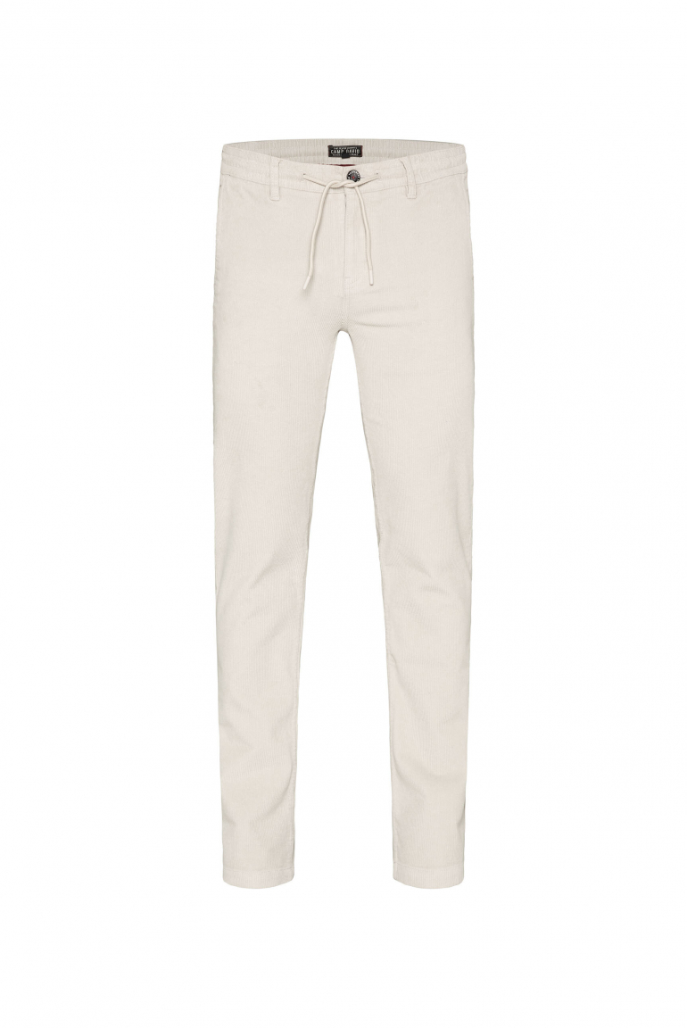 Cordhose mit Kordelzug am Bund silvery