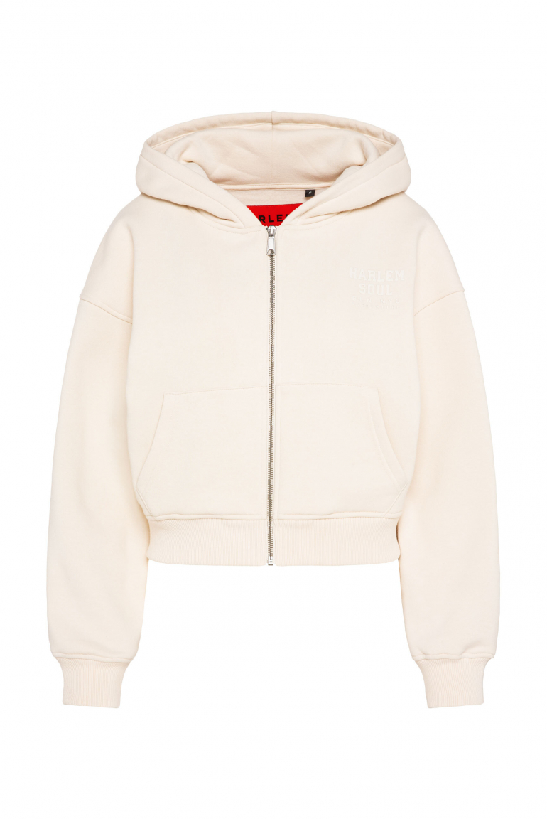 DAR-LA Hoodie Jacket cropped ecru