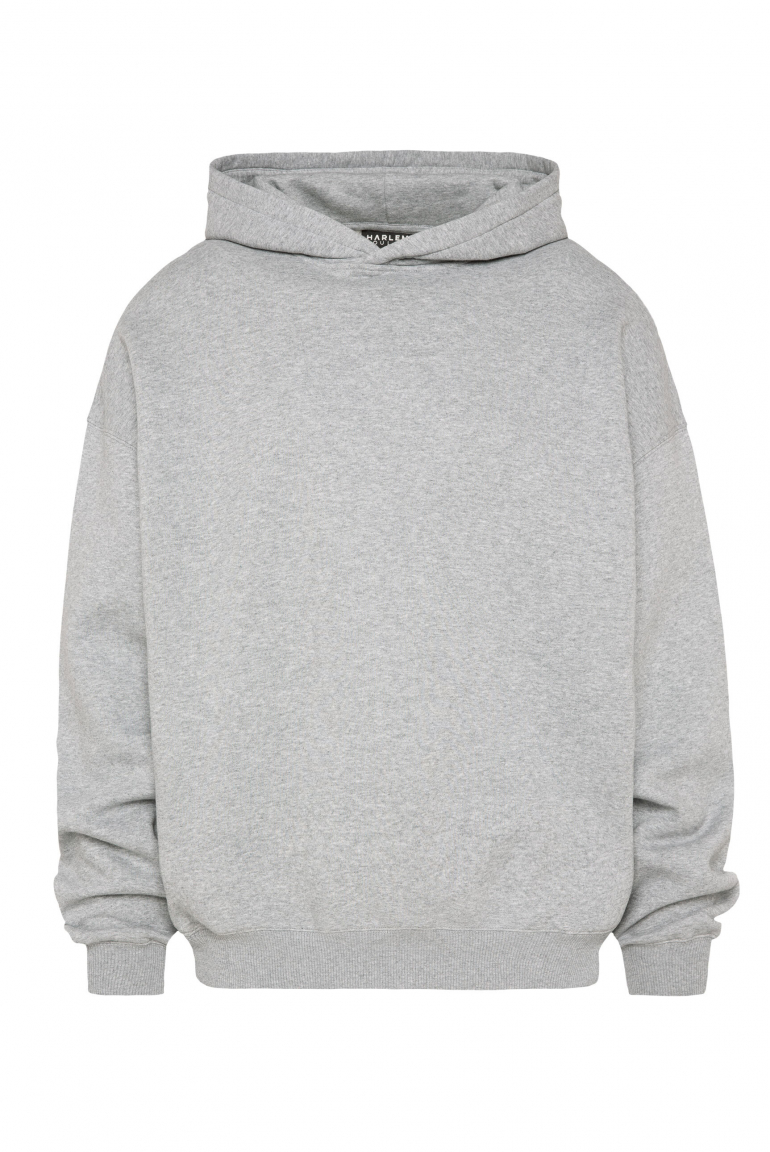 ELY-AS Hoodie Oversized Unisex grey melange