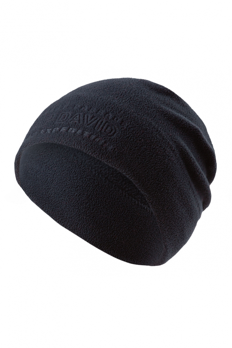 Fleece Beanie mit Logo-Prägung blue navy