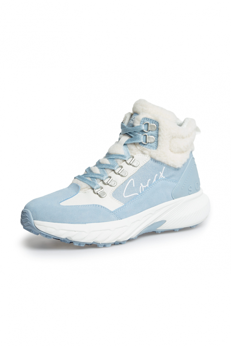 Hightop Sneaker im Hiking-Stil cool blue