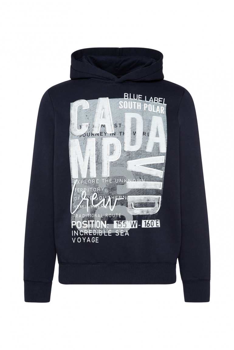Hoodie mit Logo Artwork nautic navy