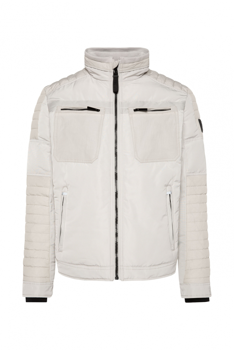 Jacke im Biker-Stil stone