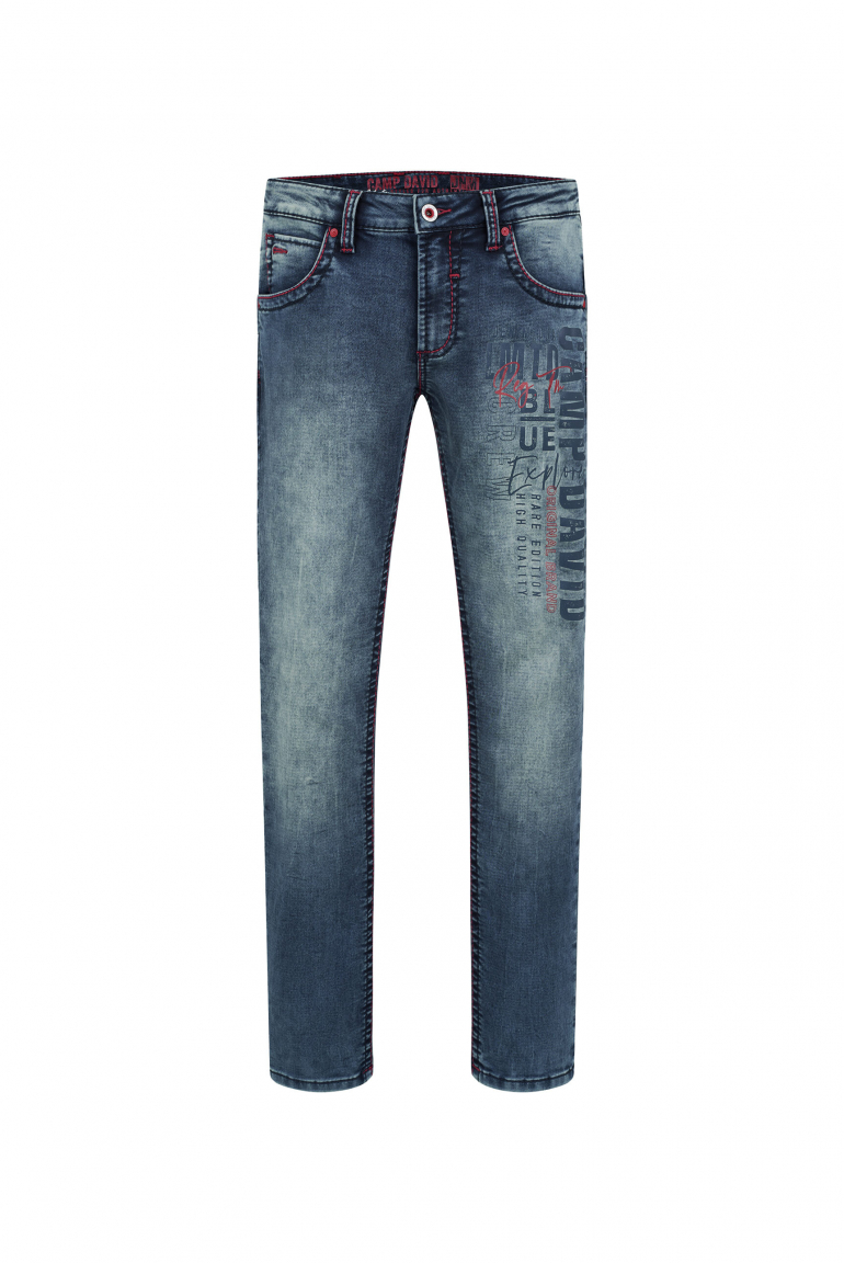 Jeans NI:CO Regular Fit light vintage print jogg