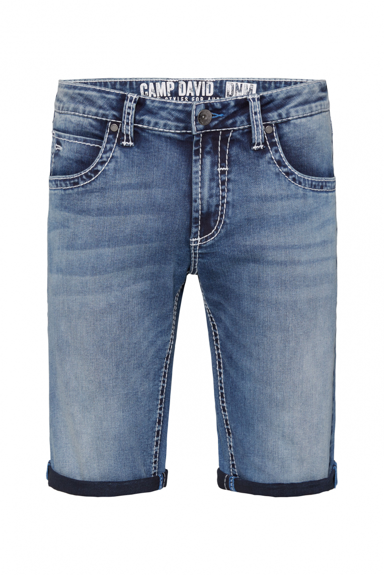 Jeans Shorts NI:CO Regular Fit light grey blue
