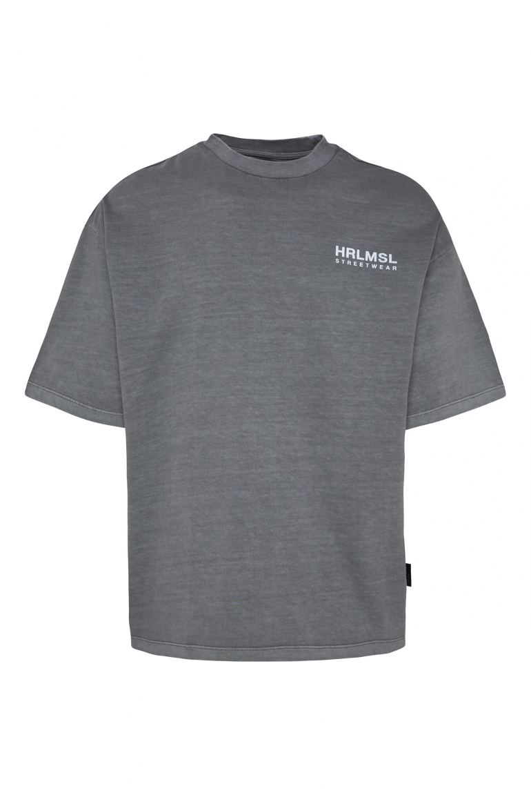 JO-HN T-Shirt Oversized printed asphalt