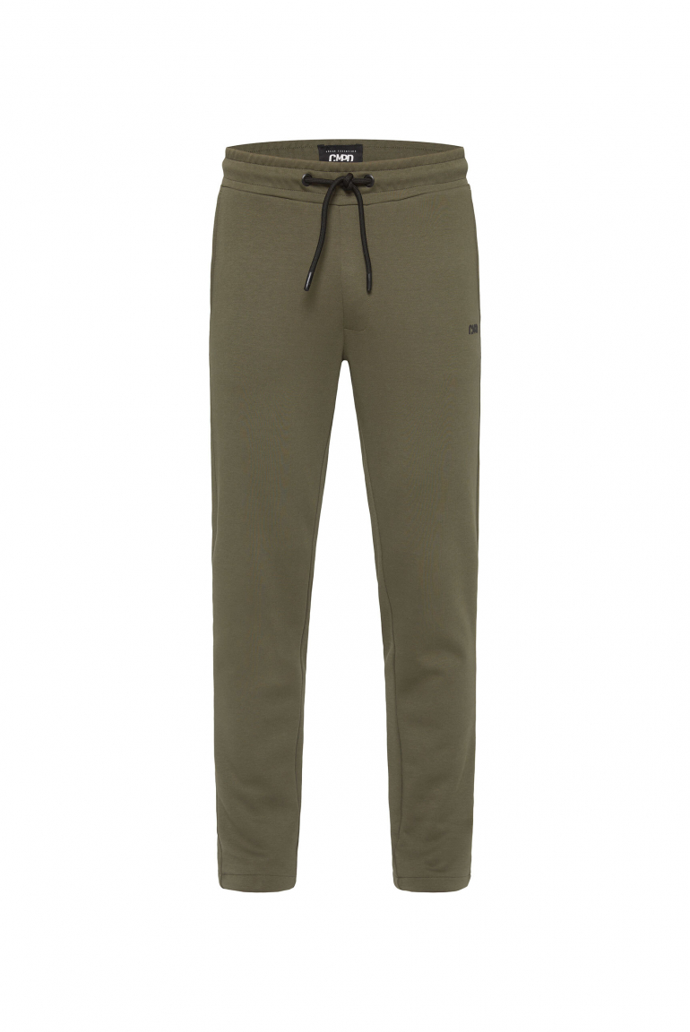Joggpants aus Interlock khaki