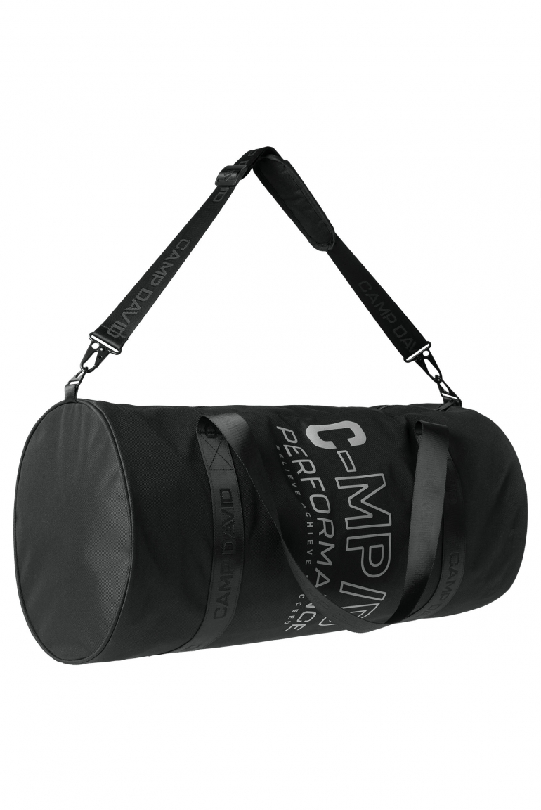 Leichte Sporttasche mit reflektierendem Print black