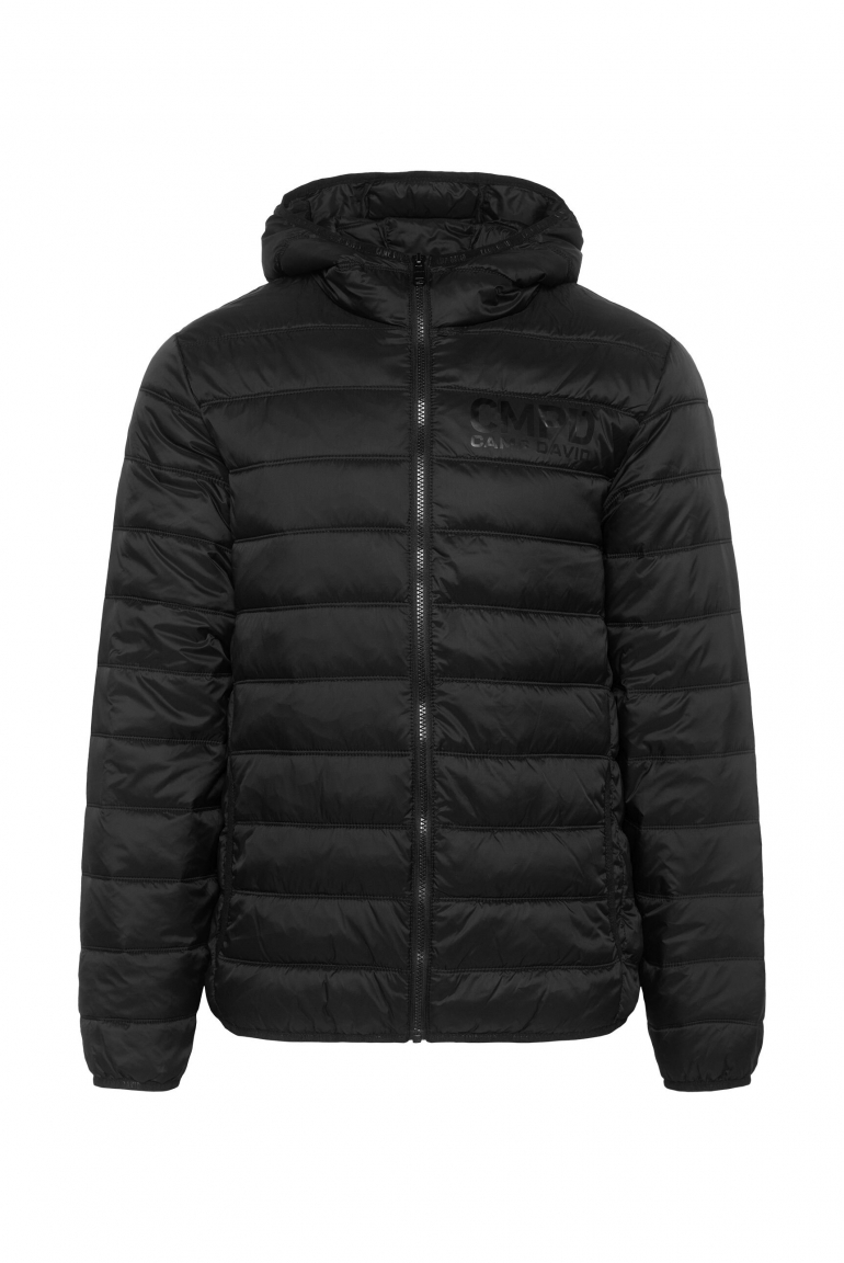Leichte Steppjacke mit Kapuze black