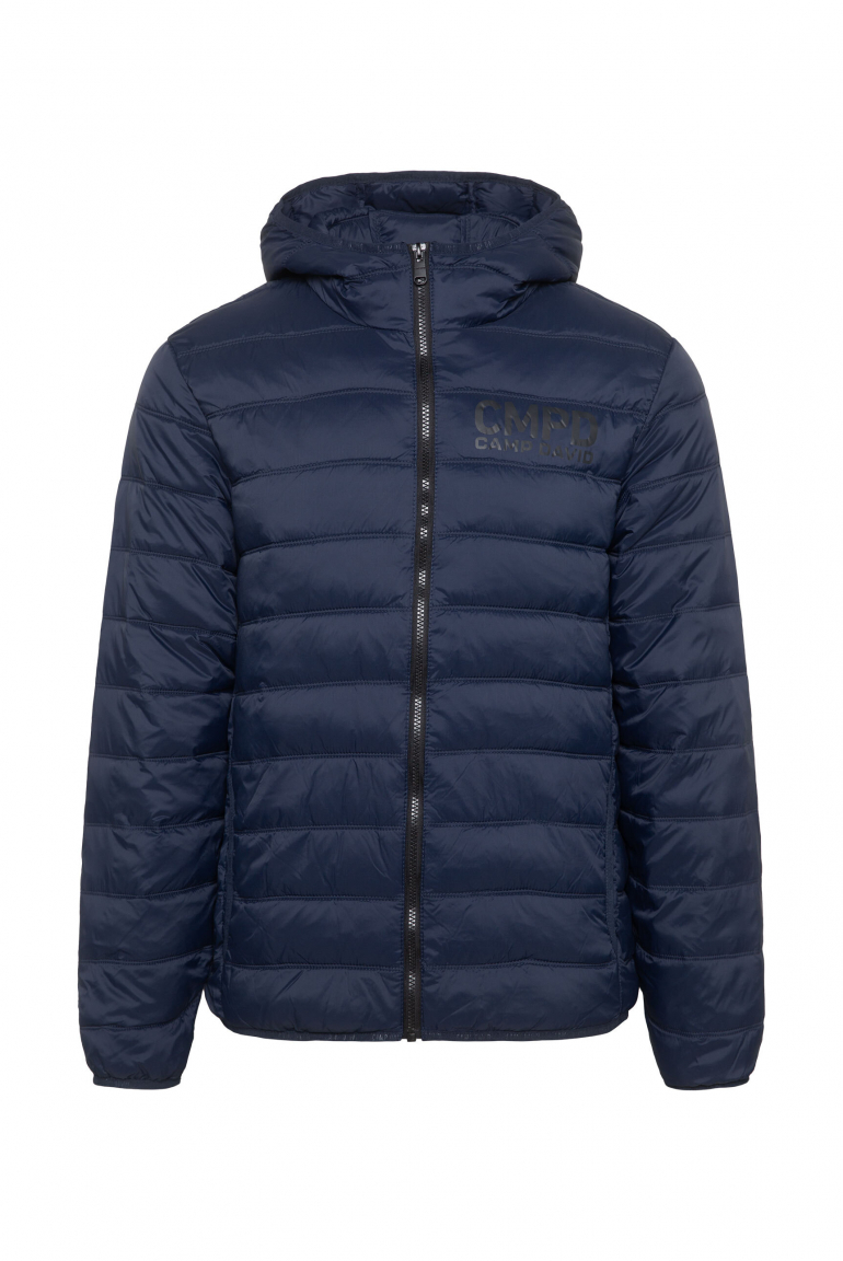 Leichte Steppjacke mit Kapuze blue navy
