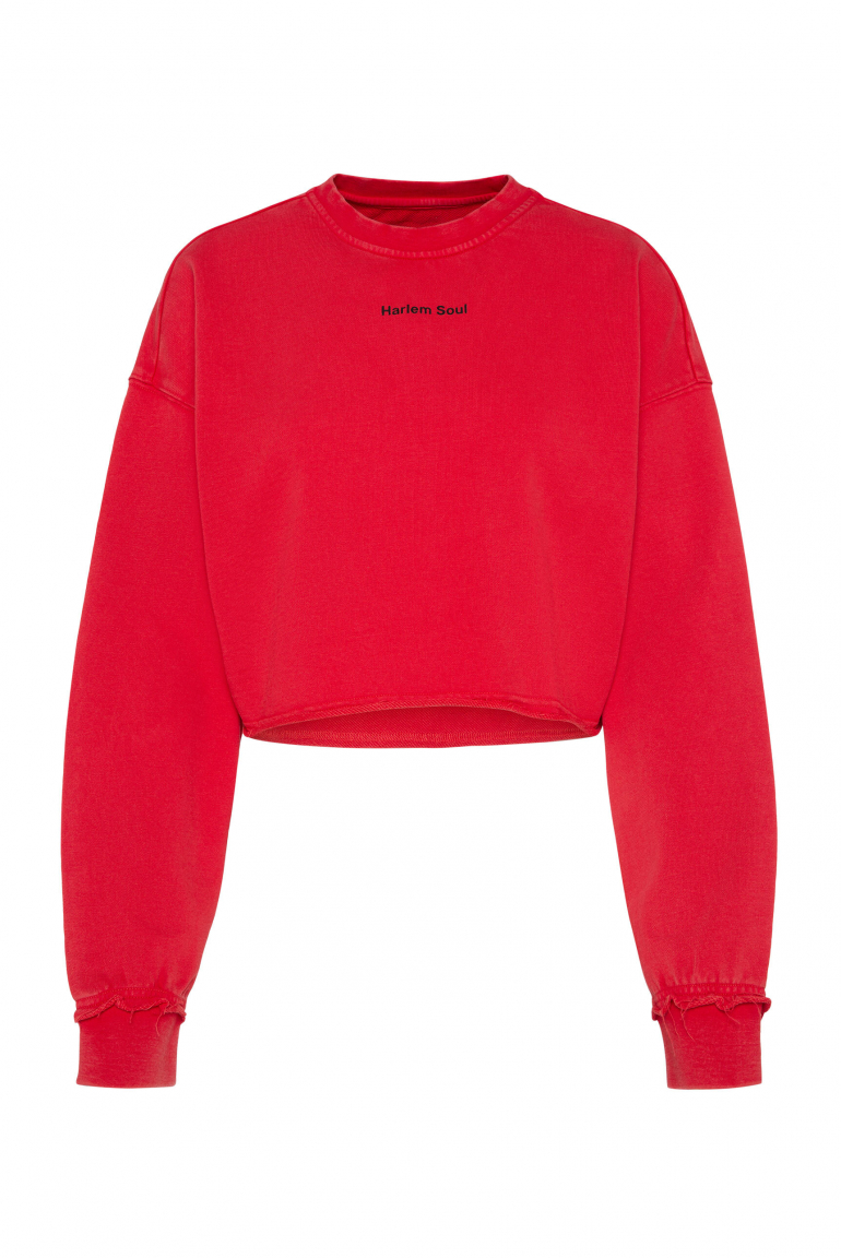 LO-LA Cropped Sweatshirt printed glory