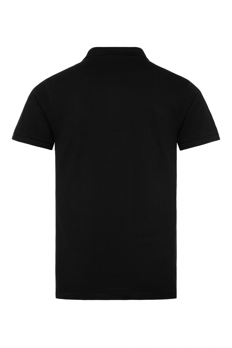 Pikee-Polo mit Logo Print black