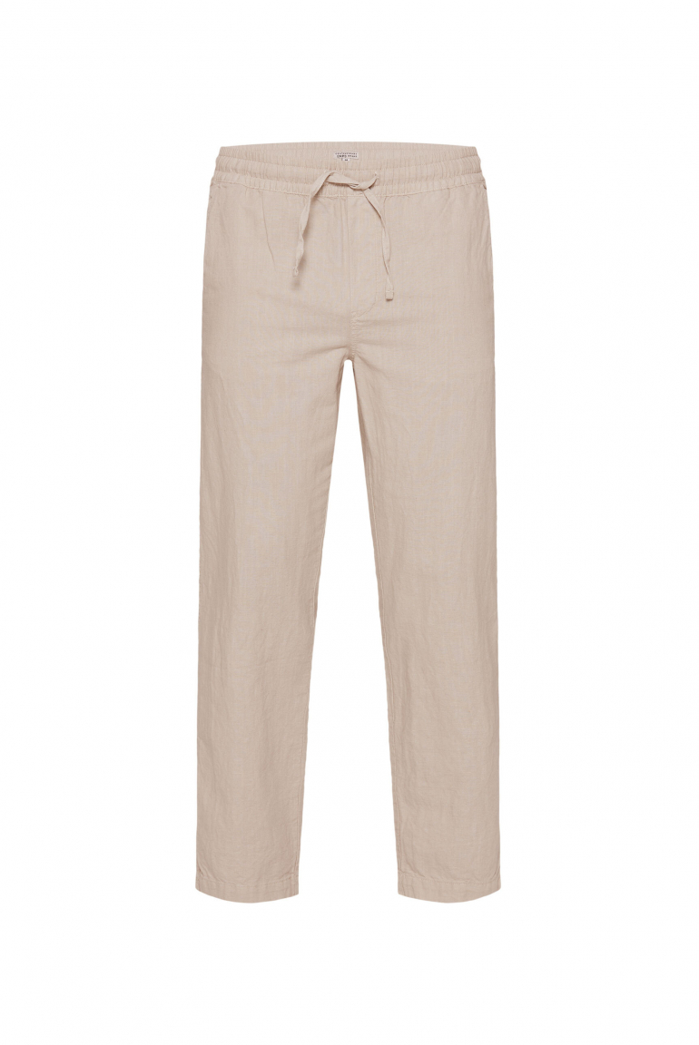 Sommerhose aus Leinen-Mix mit Elastikbund canvas