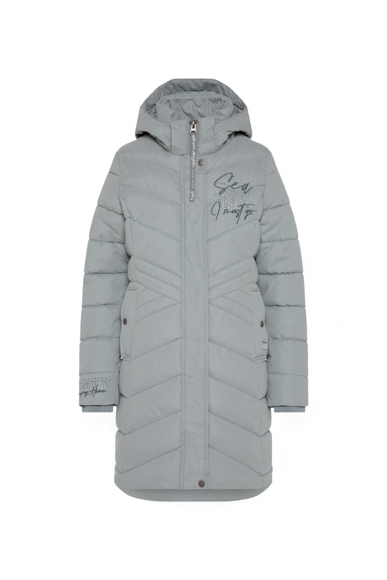 Stepp-Parka mit abtrennbarer Kapuze frosted lake