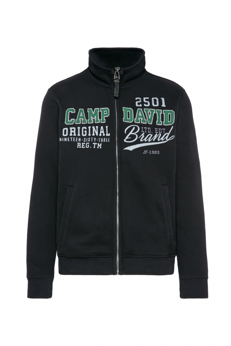 Sweatjacke mit Artwork im Retro-Style