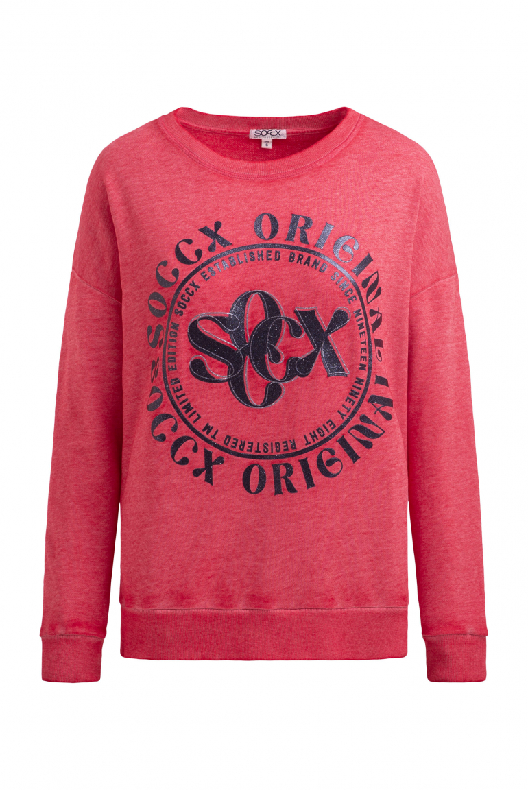 Sweatshirt mit Glitter Artwork