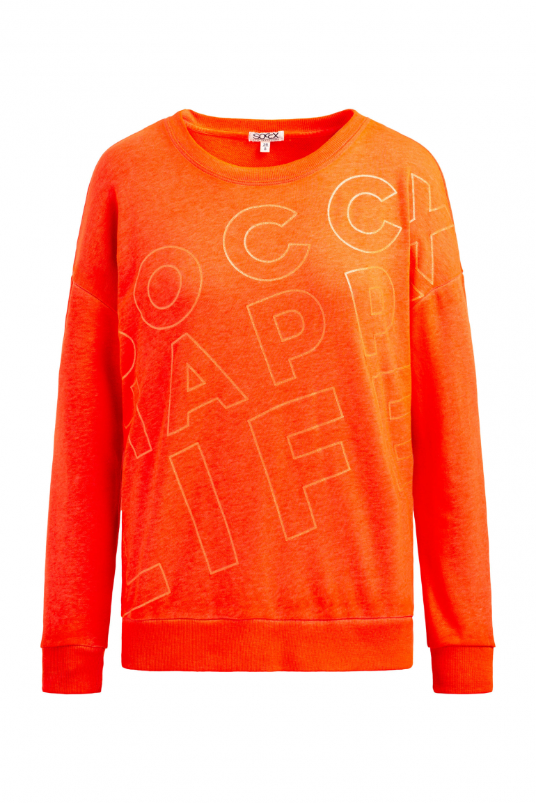 Sweatshirt mit Glitter Artwork