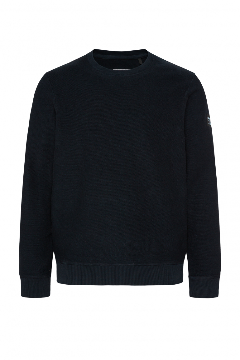Sweatshirt Reversed mit Patch-Print blue navy