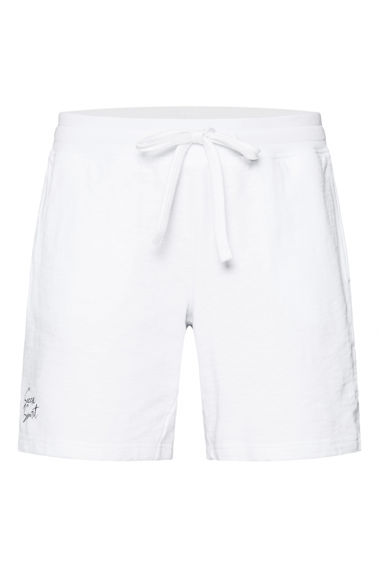 Sweatshorts mit Elastikbund opticwhite