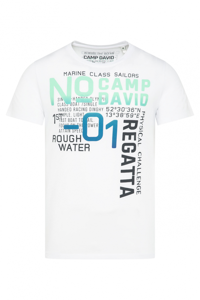 T-Shirt mit Colour Gradient Print opticwhite