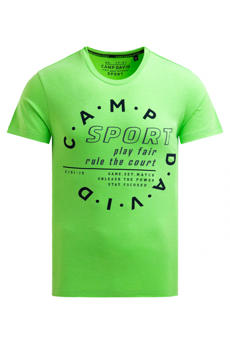 T-Shirt mit Logo Artwork tech green