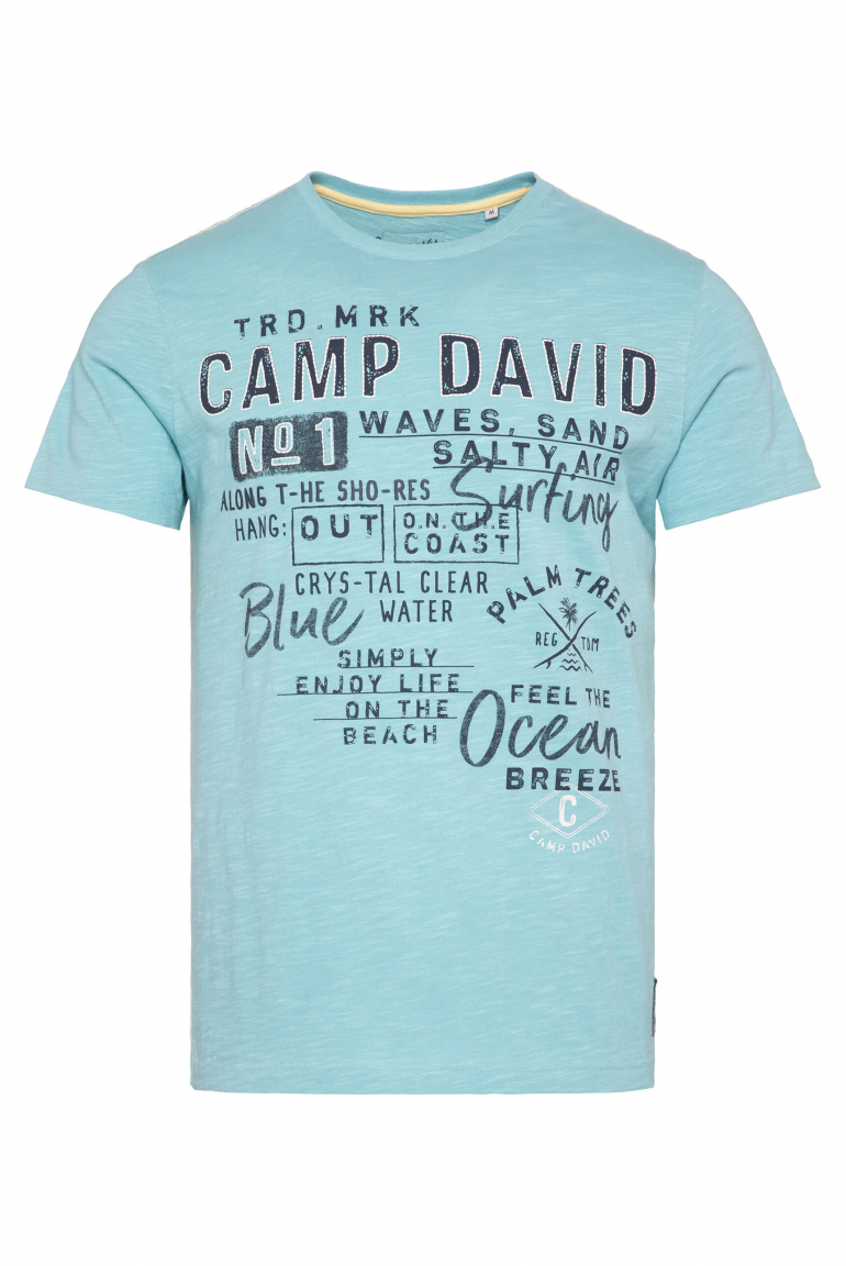 T-Shirt mit Prints im Used Look fresh breeze