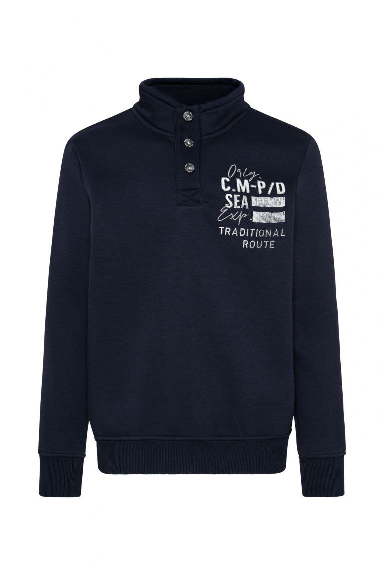 Troyer-Sweatshirt mit Logo Artworks nautic navy